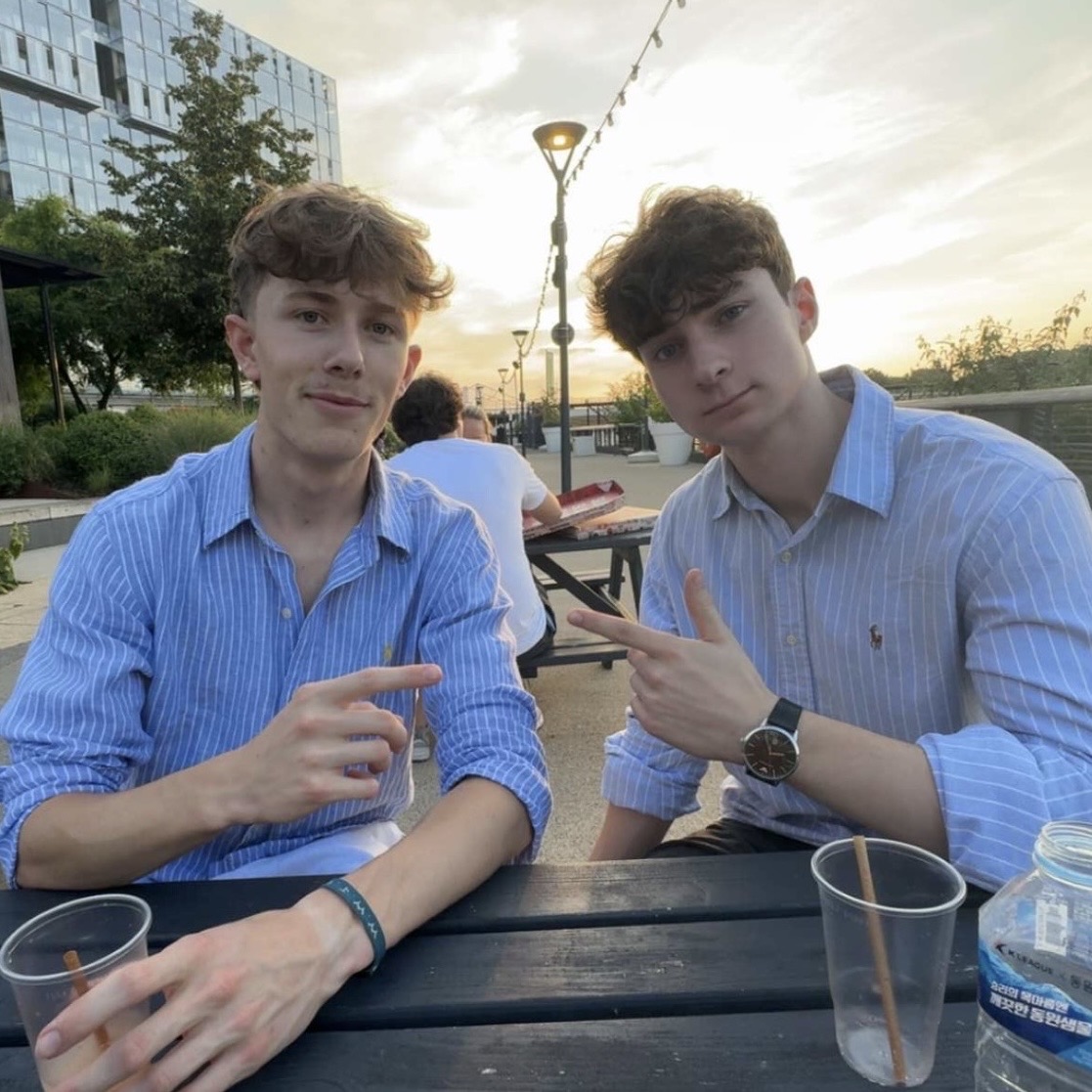 Aidan working on a web project